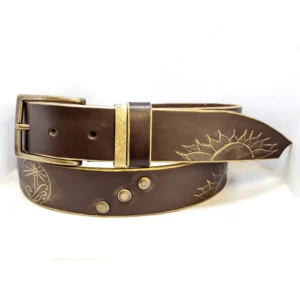 Ceinture ajustable cuir soleil