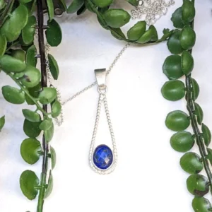 collier lapis lazuli en argent 925