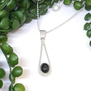 collier onyx en argent 925