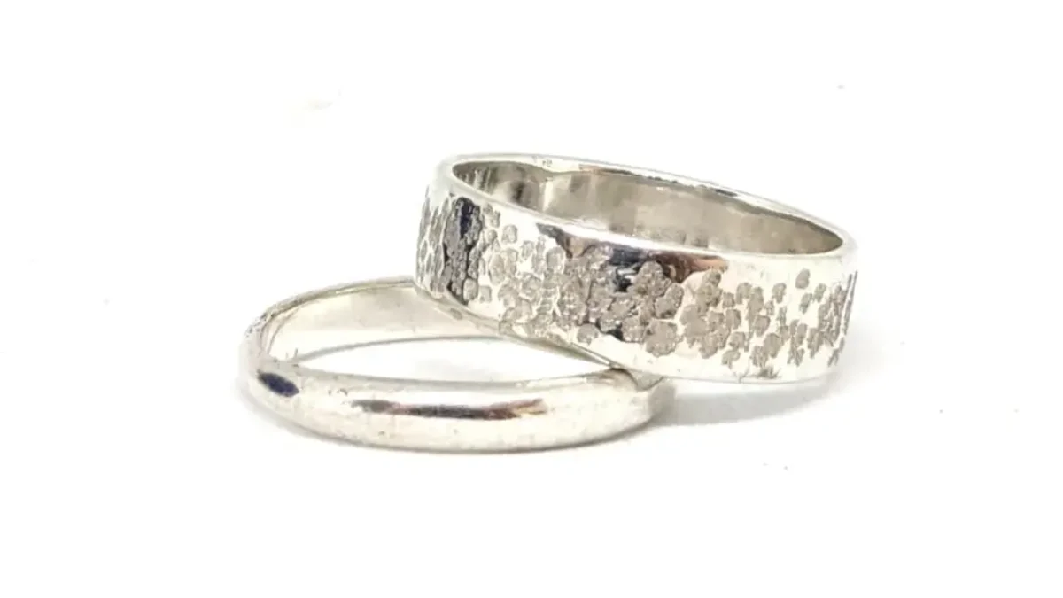 Bagues Empilables Femme Or Et Argent - Zircon Cubique - Cadeau Élégant - Taille 5-10 - Ne Ternit Pas