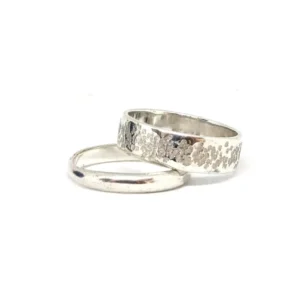 DUO DE BAGUES EMPILABLES en Argent 925
