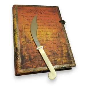 Ouvre-lettre or sabre en laiton