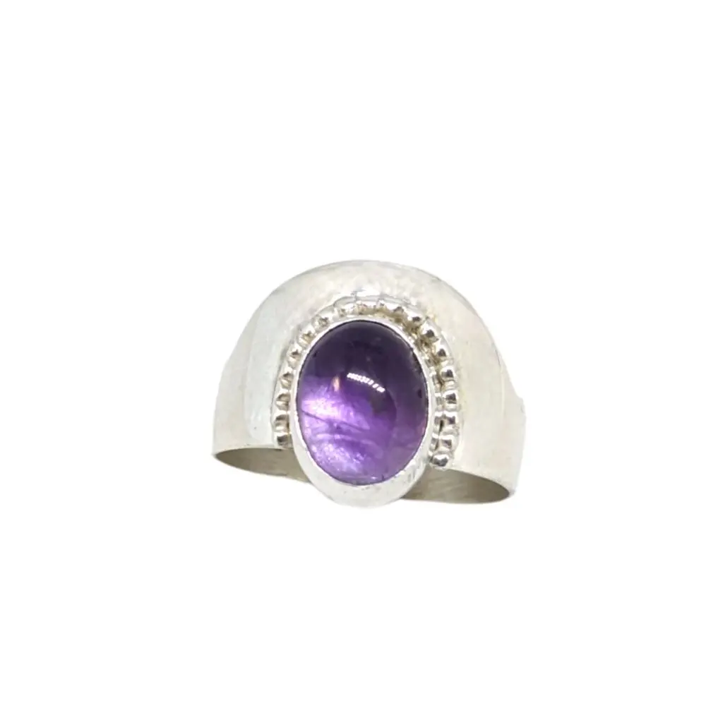 bague de créateur argent amethyste topaze