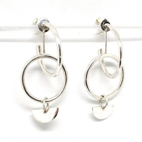 boucles d'oreilles 5 paires en 1