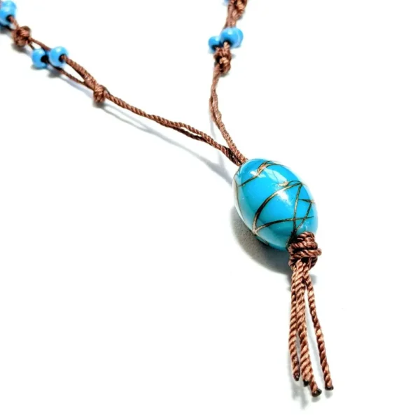 collier de perles turquoise