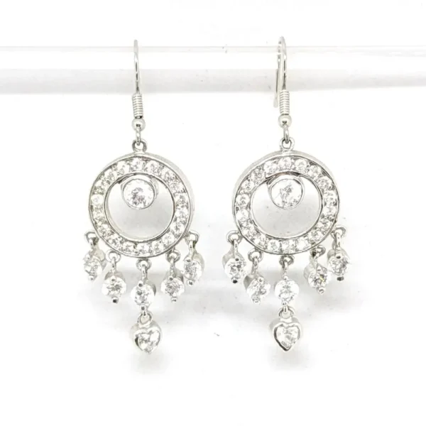 boucles d'oreilles oxyde de zirconium