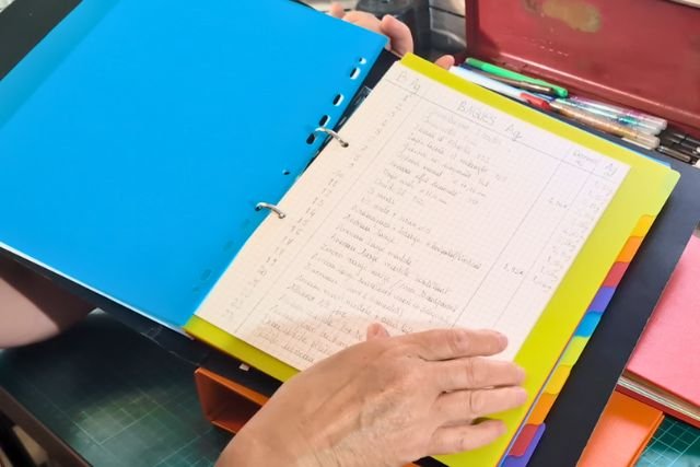 organisation des références de bijoux