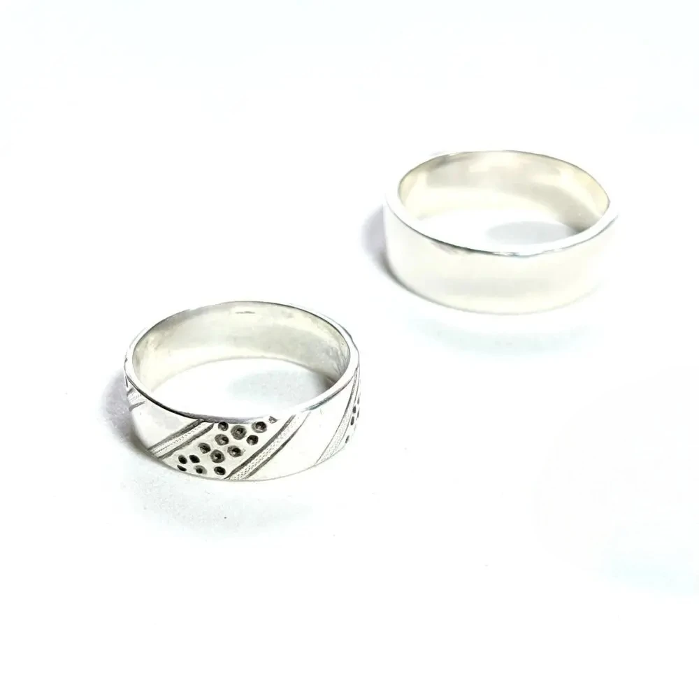 bagues argent massif