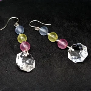 Promotions 72 boucles d'oreilles de perles pastel translucides