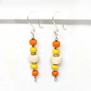 Promotions 62 boucles d'oreilles pendues bois et tagua