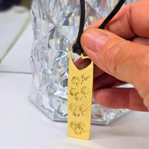 petir marque-page gravé de dents de lion