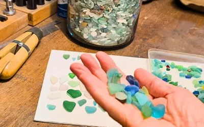 Le verre de mer en bijoux : l’éclat de l’océan dans votre écrin