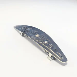 barrette clip aux gravures ethniques