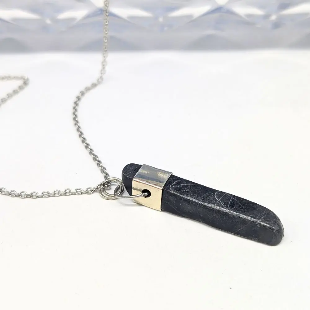 COLLIER PIERRE NOIRE 2 collier pierre noire unqiue
