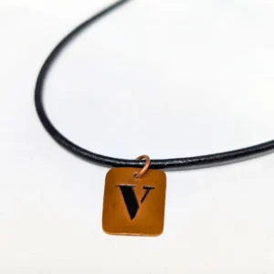 collier initiale lettre