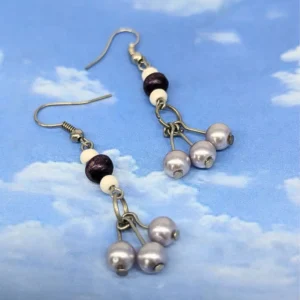 Promotions 80 boucles d'oreilles avec 6 perles fantaisie